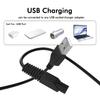 2 Pack USB Charging Cable for Remington Electric Shaver Model WDF5030A, WDF4816NA, WDF4821US, WDF4825 Only Womens Electric Shaver & Trimmer Replacement Charger Cord, Black view 3