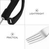 WRITWAA 2pcs Elderly Adaptive Eating Utensils Fork Holder for Disabled Arthritis Patients Self-feeding Assistive Tableware Adjustable Strap view 3