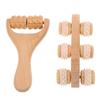 BIUDECO 2pcs Portable Massager Wooden Massage Roller for Back and Foot Self-Massage Tool Hand Held Rolling Massager for Sore Muscles Relaxation Body and Back Massaging Tool view 1