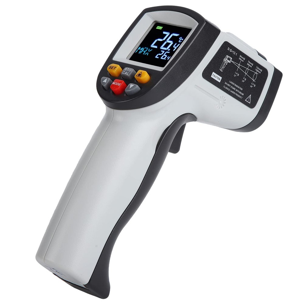 YWBL-WH GT950 Infrared Thermometer, ABS Non Temperature Meter, Colorful Screen, Measure From -50 to 950 Degrees Fahrenheit for Food, Pools, and More