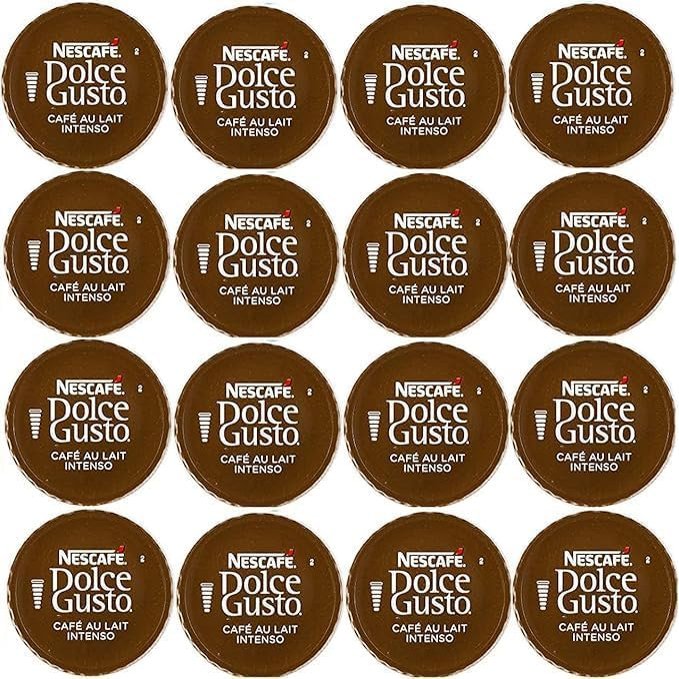 Buy 50 x Original Compatible With Dolce Gusto Coffee Pods : Cafe au Lait Intenso - SOLD LOOSE - Sold by Bargain Hub