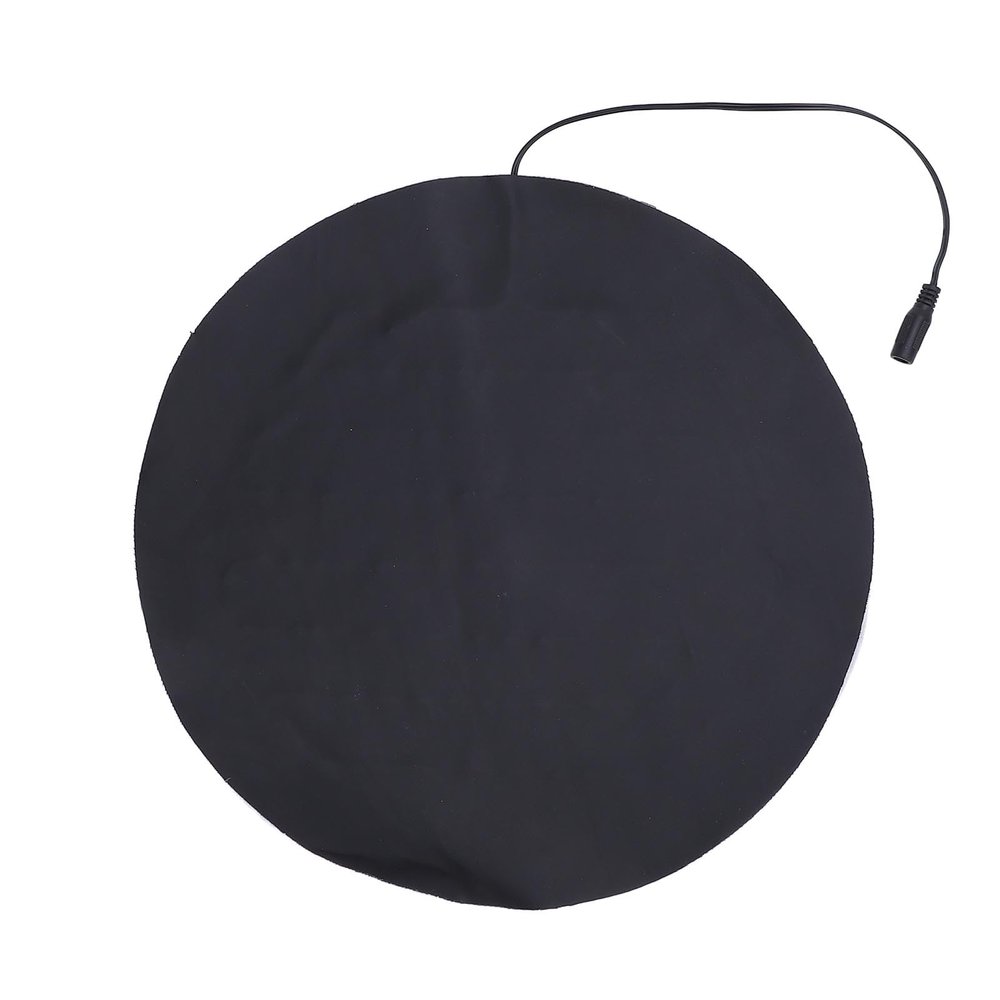 Fauitay USB Heating Pad for Small Pets, PU Leather Round Heated Plate with 3 Temperature Levels, for Indoor and Outdoor Use