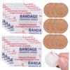 TEMPNAP Breathable Round Plasters 50pcs, 22mm Fabric Wound Care Stickers for Finger Joints and Fingertips, Waterproof and Flexible for Sports and Outdoor Activities view 1