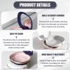 2 Pack Retainer Case with Mirror & 4 Aligner Removal Tools, Portable Denture Box Container for Invisalign Aligners, Essential Dental Care Kit for Night Guards, Invisalign, Braces (Blue+White) view 3