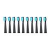 5-10Pcs Replacement Brush Heads Compatible for Fairywill Electric Toothbrush FW/SG 507/508/515/551/917/959/908 Dupont Bristle Brush(10pcs Black)