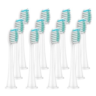 4/8/12/16PCS Replacement Brush Heads,Compatible for Phili, HX3/HX6/HX9 Series Electric Toothbrush Heads(12pcs White)