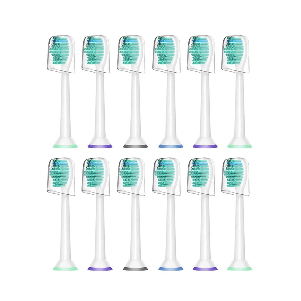 4/8/12/16/20 Pcs Toothbrush Heads for HX6780 HX6781 HX6782 HX6902 HX6910 HX6911 HX9044 HX6074 HX9024 HX6730 HX6062(12PC with Cap)