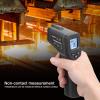 Aramox Infrared Thermometer, ABS Material Red Digital Temperature -50F to 716F for Cooking, Meat, Baby, Pool, and Industrial Use view 3