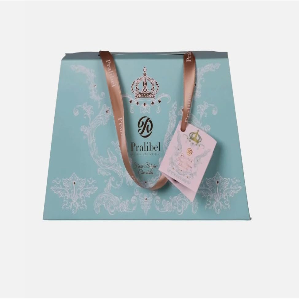 Belgian Chocolate Gift Set, Premium Assorted Chocolates with Corks, Bottles and Pearls, 440g Celebration Collection