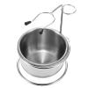 ERYUE Shaving Kit Durable Stainless Steel Set for Men's Dry or Wet Shaving, Compact Cup & Holder for Home & Travel view 4