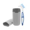 Yardwe Denture Cleaning Toothbrush Kit Travel Portable Case for Retainer Aligner Cleaning Use at Home Office Party view 1
