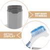 Yardwe Denture Cleaning Toothbrush Kit Travel Portable Case for Retainer Aligner Cleaning Use at Home Office Party view 3
