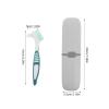 Ciieeo Denture Cleaning Toothbrush Double Sided Travel Portable Case for Retainer Aligner False Teeth Care Soaking Storage view 2