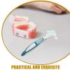 Ciieeo Denture Cleaning Toothbrush Double Sided Travel Portable Case for Retainer Aligner False Teeth Care Soaking Storage view 4