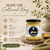 Just Ghee Cultured Ghee 150g | Made from Cultured (Fermented) Grass Fed Butter | Rich & Aromatic Clarified Butter | High Smoke Point Cooking Fat view 3