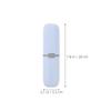 8pcs Detachable Toothbrush Case Portable Falt Toothbrush Sample Toothpaste Containers for Hiking Business Trip Camping Toiletry Bag view 2