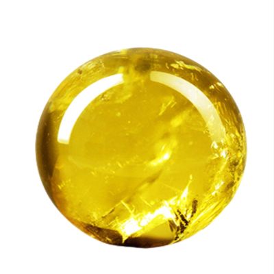 HDKYSWBUEJ Yellow Crystal Ball Citrine Sphere Stone Crafts Gemstones for Home Decoration Feng Shui Scrying Sculpture Figurine,120mm