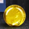 HDKYSWBUEJ Yellow Crystal Ball Citrine Sphere Stone Crafts Gemstones for Home Decoration Feng Shui Scrying Sculpture Figurine,120mm view 2