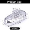 10 Pairs Nose Pads for Glasses Stop Glasses Slipping Down Nose Glasses Nose Pads Silicone Push on Silicone Pads for Eyeglasses and Sunglasses view 2