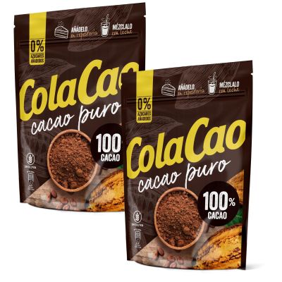 Cacao Powder 250g 100% Pure Cacao, No Added Sugar, Gluten Free ColaCao | Pack of 2