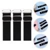 JUMPLAWN Adjustable Hat Straps Thickened Cap Extenders Metal Buckle Cloth Straps 3Pcs for DIY Hat Projects and Outdoor Hiking Activities Black view 4