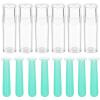 Abaodam 15 Pcs Silicone Removal Tools Soft Contact Suction Sticks Flexible Insertion and Removal Eye Wearing Aid
