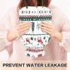 Christmas Elements Hot Water Bottle with Soft Fleece Cover Hot Water Bag for Neck and Shoulder Pain Relief Hot and Cold Therapies-S view 4