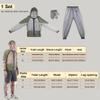 Anti Mosquito Clothing|1 Set Mosquito Suit Translucent Breathable Anti Clothing with Zipper - Jacket Hood & Pants & Gloves Lightweight Mesh L view 2