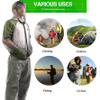 Anti Mosquito Clothing|1 Set Mosquito Suit Translucent Breathable Anti Clothing with Zipper - Jacket Hood & Pants & Gloves Lightweight Mesh L view 4