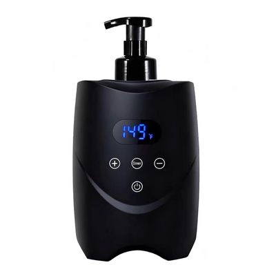 Elitzia Hot Lather Machine Shaving Cream Warmer for Men Intelligent Temperature Control 500ML Capacity Fast Heating Shaving Cream Dispenser Hot Lather Machine for Home Salon Barber Spa ETWDF050(Black)