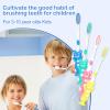 100 Pack Children's Toothbrushes Bulk, Individually Wrapped Soft Bristles Manual Toothbrushes for Kids, Cute Animal Kids Toothbrush for Nursery School Camp Dental Giveaways (4 Colours) view 4
