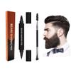 2PCS Beard Filler Pen Pencil Brush Filling Kit Long-lasting Waterproof Black for Gaps Thin Patchy Men view 4