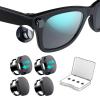 4 Pack LED Light Blocking Covers for Ray-Ban Meta Wayfarer/Skyler/Headliner Gen2/Oakley Meta HSTN Smart Glasses Accessories Adjustable LED Cover for Meta Glasses Easy Block Light Not Affect Recording view 1