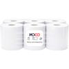 Moco White Centrefeed Rolls 6 Pack 2-Ply Recycled White 170 Sheets per Roll, 16.622cm Sheets, 37.4m Roll Industrial Cleaning Tissue for Kitchen, Catering & Commercial Use (6 Rolls) view 1