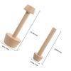 BESPORTBLE Wooden Pastry Tamper 2 Pcs Egg Tart Mold Double Sided for Reliable Tart Base Shaping in Home and Commercial Use view 2