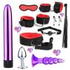 ZeeKoug 7-Piece Multifunctional Nylon Red Couple Set, Sexy And Adjustable Tools, Indoor Sports Wrist And Hip Accessories, Original Gift view 1