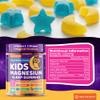 Kids Magnesium Glycinate Sleep Gummies Calm Focus & Relaxation Support with Magnesium, B6, L-Theanine & Chamomile Berry Stars & Mango Moons 120 Vegan Gummies Star & Moon Shape Age 4+ view 3
