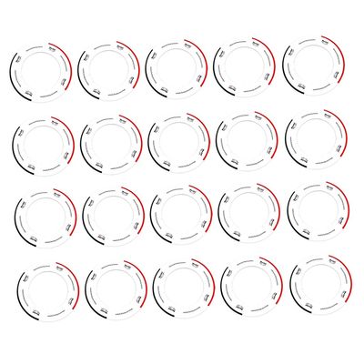 20 Pieces Universal Protective Collars Ring for 14 oz Wax Heater Pot Warmer