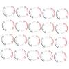 20 Pieces Universal Protective Collars Ring for 14 oz Wax Heater Pot Warmer view 2