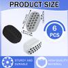6 Pieces Jaw Trainer, Jaw Liner Trainer, Silicone Jaw Exerciser for Men and Women, Jawline Trainer Device Neck Reinforcement Device Neck Face Chewing Tool view 2
