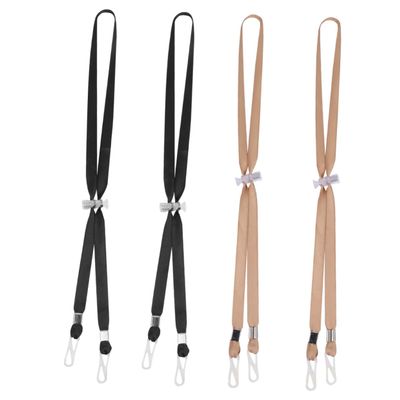 Anneome 4pcs Loss Rope for Mask Hat Adjustable Sturdy Cord Breakaway Safety Feature for Daily Use and Outdoor Activities