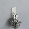 SWVYDC Bathroom Handles Self-adhesive Silver Bathroom Hardware Accessories Set Toilet Paper Holder Towel Bar Hook Bathroom Accessories Bath Grab Bar(Silver 5pcs Set A) view 3