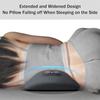 3-in-1 Back Massager Lumbar Pillow, Deep Electric Lumbar Massager, with Heat, Vibration & Traction Backs Massager, Idea Corded, for Home,Office,Car, Suitable for Both Father and Mother (Gray) view 4