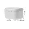 Abaodam Portable Denture Box for Travel and Daily Use Convenient Storage Case for Retainers and False Teeth Lightweight Container Case view 2