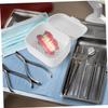 Abaodam Portable Denture Box for Travel and Daily Use Convenient Storage Case for Retainers and False Teeth Lightweight Container Case view 4