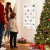 Fabric Countdown Calendar Reusable Festive Fabric Storage Bag view 2