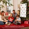 Fabric Countdown Calendar Reusable Festive Fabric Storage Bag view 3