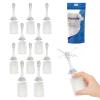 10 Pack Douche Bottles for Women, 100ml Disposable Enema Applicator Bottles with Soft Nozzle, Gentle Flow Personal Cleaning Kit for Men & Women, Portable Single-Use Bottles view 1