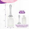 10 Pack Douche Bottles for Women, 100ml Disposable Enema Applicator Bottles with Soft Nozzle, Gentle Flow Personal Cleaning Kit for Men & Women, Portable Single-Use Bottles view 2