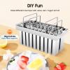 Flat Head Flat Plate Ice Pop Mold,Home/Commercial Ice Lolly Moulds, Ice Cream Mold w/Sticks(20Pcs 115g/0.25lbs Flat Head Flat Plate) view 3